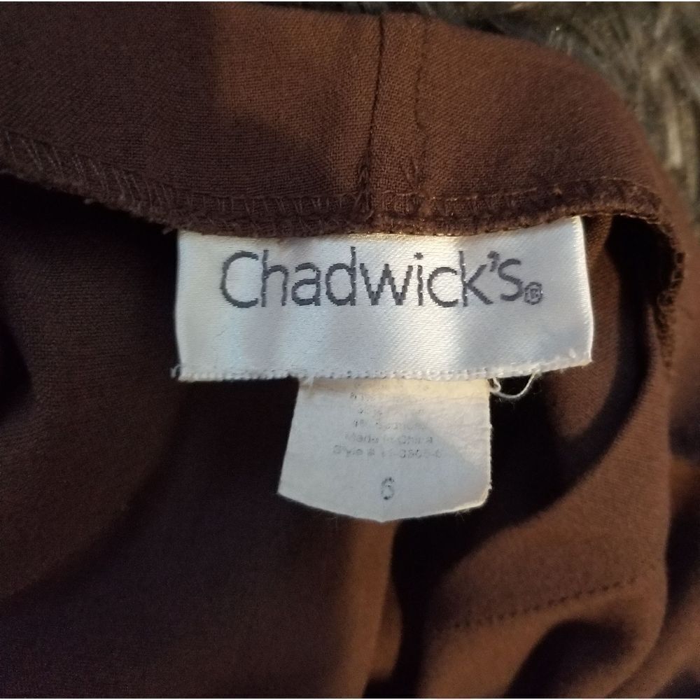 🤠Chadwick's Lightweight Stretch Dress Pants Size 6 - Picture 2 of 6